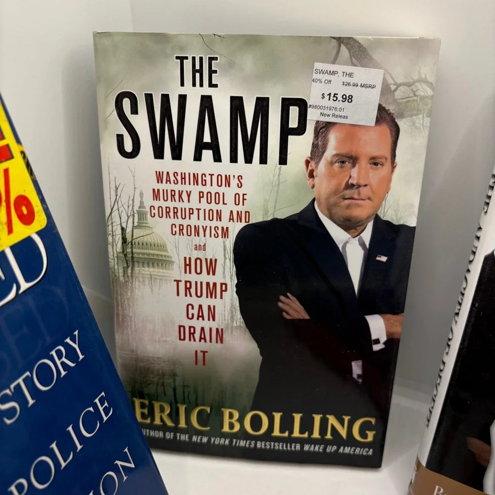 Lot of 4 Political Books Obama Simpson Trump The Swamp Evidence Dismissed - Picture 3 of 7